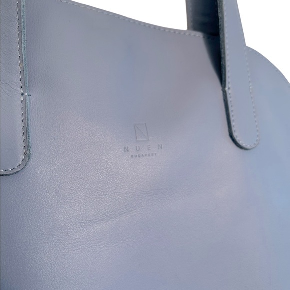 NUEN Budapest rare and unique blue leather bag - Picture 2 of 9